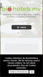 Mobile Screenshot of biohotels-mv.de